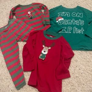 3T Christmas pajamas lot